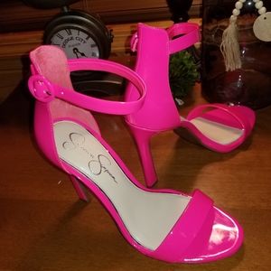 Jessica Simpson Ankle Strap Heels 10M